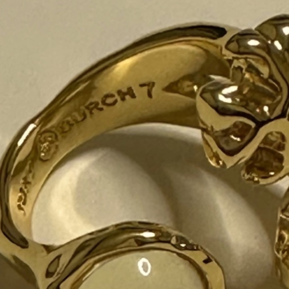 Sold out Tory Burch Roxanne clear stones Ring - Picture 5 of 5